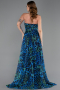 Long Sax Blue Evening Dress ABU6259