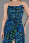 Long Sax Blue Evening Dress ABU6259