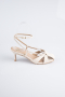 Beige Suede Evening Shoe ABN2122