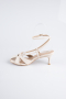 Beige Suede Evening Shoe ABN2122