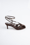 Brown Suede Evening Shoe ABN2122