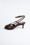 Brown Suede Evening Shoe ABN2122