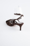 Brown Suede Evening Shoe ABN2122
