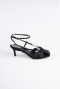 Black Suede Evening Shoe ABN2122