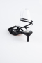Black Suede Evening Shoe ABN2122