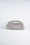 Silver Stony Evening Bag MN973