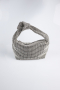 Black Stony Evening Bag MN975