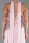 Long Powder Color Chiffon Evening Dress ABU5486