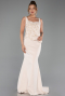 Long Beige Evening Dress ABU6225