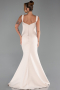 Long Beige Evening Dress ABU6225