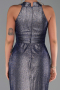 Long Navy Blue Evening Dress ABU6295