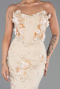 Long Beige Evening Dress ABU6299