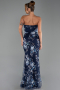 Long Navy Blue Evening Dress ABU6299