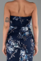 Long Navy Blue Evening Dress ABU6299