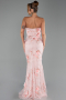 Long Powder Color Evening Dress ABU6299