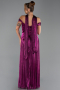 Long Fuchsia Chiffon Prom Gown ABU6300