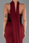 Long Burgundy Mermaid Prom Dress ABU5924