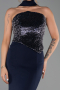 Long Navy Blue Mermaid Prom Dress ABU5924