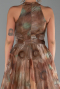 Long Olive Drab Evening Dress ABU6294