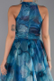 Long Oil Green Evening Dress ABU6294
