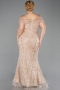 Long Beaded Formal Plus Size Dress ABU5936