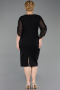 Midi Black Plus Size Cocktail Dress ABK2659