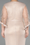 Long Gold Plus Size Evening Gown ABU6301