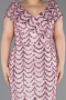 Long Powder Color Scaly Plus Size Evening Gown ABU6282