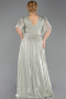 Long Mint Chiffon Formal Plus Size Dress ABU6310