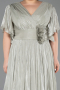 Long Mint Chiffon Formal Plus Size Dress ABU6310
