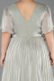 Long Mint Chiffon Formal Plus Size Dress ABU6310