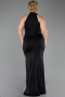 Long Black Plus Size Evening Gown ABU6311