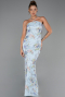 Long Light Blue Evening Dress ABU6314