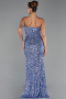 Long Indigo Scaly Evening Dress ABU6316
