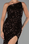 Long Brown Scaly Evening Dress ABU6316