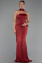 Long Satin Mermaid Evening Gown ABU6086