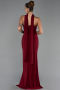 Long Burgundy Prom Gown ABU5564