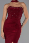 Long Burgundy Prom Gown ABU5564