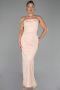 Gold Long Beaded Evening Dress ABU5550