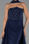Long Navy Blue Evening Dress ABU6318