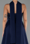 Long Navy Blue Evening Dress ABU6318