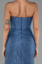Long Indigo Dantelle Evening Dress ABU5642