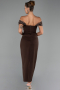 Midi Brown Party Dress ABK2658