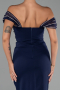Midi Navy Blue Party Dress ABK2658
