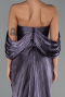 Long Lavender Chiffon Evening Dress ABU6306