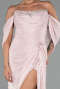 Long Powder Color Chiffon Evening Dress ABU6306