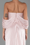 Long Powder Color Chiffon Evening Dress ABU6306