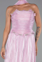 Long Powder Color Chiffon Evening Dress ABU6322