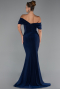 Long Navy Blue Evening Dress ABU6324