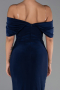 Long Navy Blue Evening Dress ABU6324